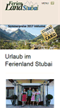 Mobile Screenshot of ferienland-stubai.at